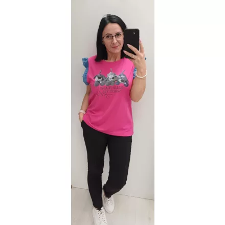 Mayo Chix June póló ujjatlan modal viscose +tencel/matrica pink