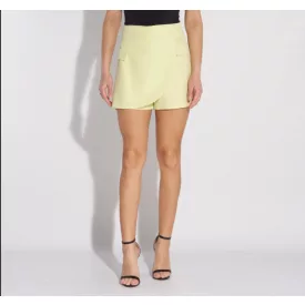   Envy skort Magas derekú, elől lapolt gombokkal az oldalán lime