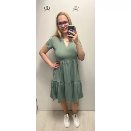 Rensix ruha V nyakú babaruha khaki 2025