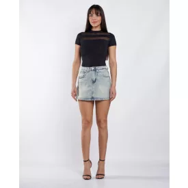 Envy skort farmerszoknya világos