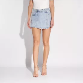 Envy skort Elől lapolt gombos farmer skort 2025