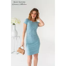 Blue Nature Kalen ruha jacquard aqua