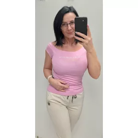 Mayo Chix Matisse póló modal viscose/matrica púder