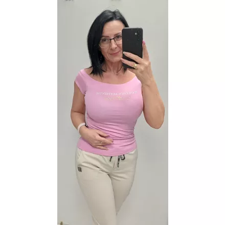 Mayo Chix Matisse póló modal viscose/matrica púder