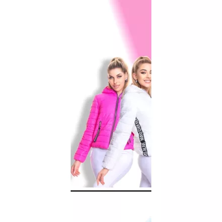 Mayo Chix Gemma pufi/kapucnis/Oldalt csíkos pink 2025