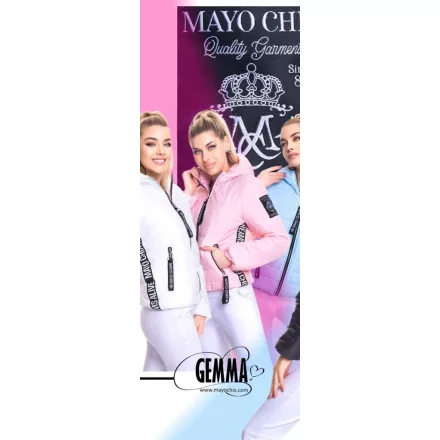 Mayo Chix Gemma pufi/kapucnis/Oldalt csíkos púder 2025