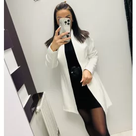 Envy hosszított zakó fehér