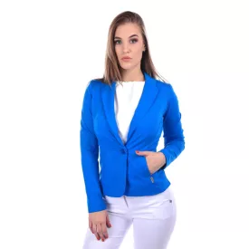 Blue Nature paszp. zsebes uni puntó zakó királykék