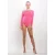 Envy body Hosszú ujjú, féloldalt ejtett vállú kellékes pink
