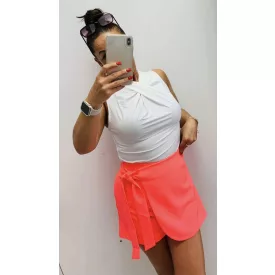 Blue Nature megkötős szoknya-short neonsárga