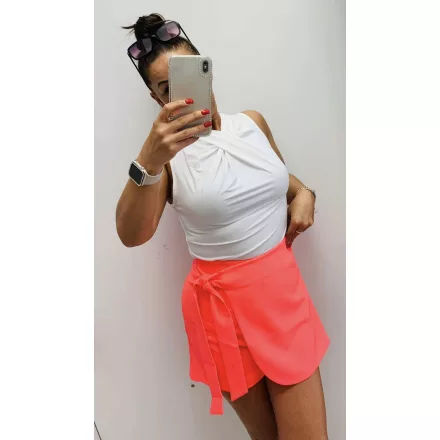 Blue Nature megkötős szoknya-short neonsárga
