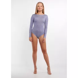 Envy body szívecskés kék mintás