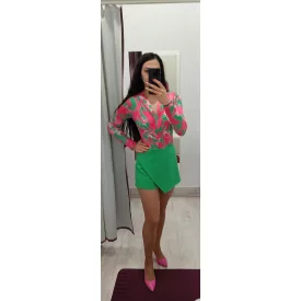 Envy Body V Nyakú Mintás