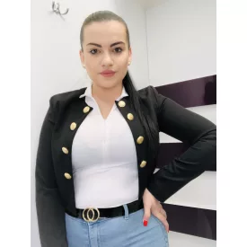 Envy 8 gombos boleró fekete