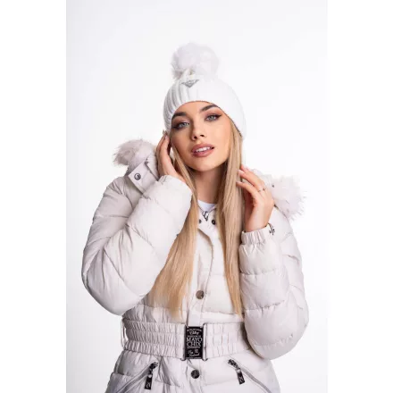Mayo Chix Eldorado sapka kötött/bojtos/lurexes ekrü