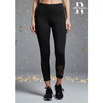 Rensix leggings lábán arany Rensix always fekete 2025