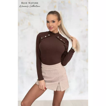 Blue nature szoknya short mint. halsz. szövet világosbézs