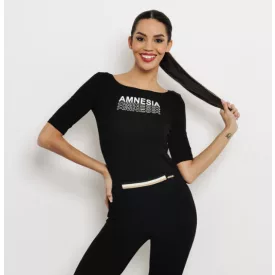 Amnesia Lamez felső fekete