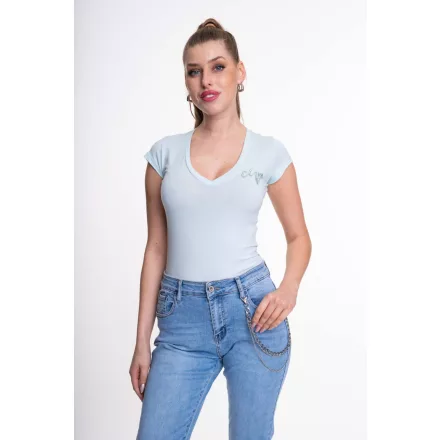 Mayo Chix vento póló r.u. sport pamut/kis hímzés menta