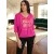 Rensix felső V nyakú 3/4 ujjú keretes rensix jeans pink 2026