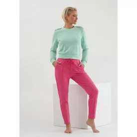Envy nadrág Megkötős pamut pink