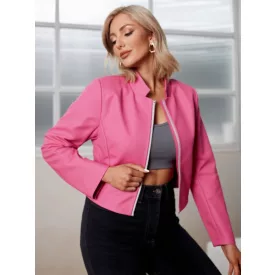 Blue Nature trevi zipp. kiskabát műbőr pink
