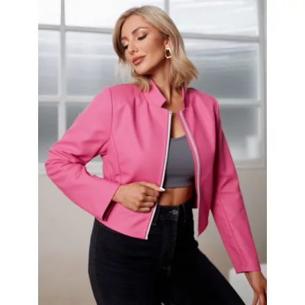 Blue Nature trevi zipp. kiskabát műbőr pink