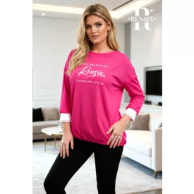   Rensix felső kereknyakú hosszúujjú gumis aljú Keep wearing pink 2026