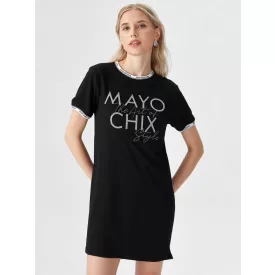   Mayo Chix Monteverdi ruha pianka/matrica/lurex passzé The Art of style fekete