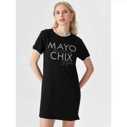 Mayo Chix Monteverdi ruha pianka/matrica/lurex passzé The Art of style fekete