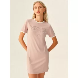   Mayo Chix Monteverdi ruha pianka/matrica/lurex passzé címeres rózsaszín