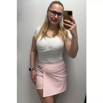 Blue Nature Montes bőr skort púder