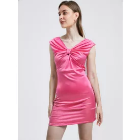 Envy ruha elől csavart pink