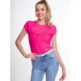   Mayo Chix Light póló sport pamut/dombor hímzett szépírott pink