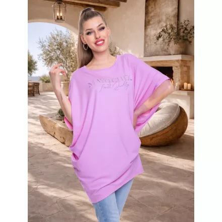 Mayo Chix Luton tunika r.u. modal viscose/nagy csili finest qty mályva