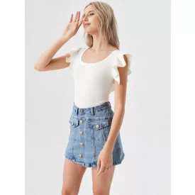 Envy skort elől díszzsebes 5 gombos 
