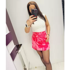   Blue Nature BRB mintás szoknya-short pink/rózsaszín mintás