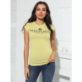   Mayo Chix Light póló r.u. sport pamut/nagy dombor fólia classic beauty világos sárga