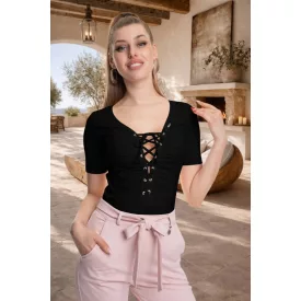 Mayo Chix Henrietta póló r.u. modal viscose/FV fekete