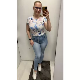Envy farmernadrág 5 gombos elasztikus anyagú szűkszárú