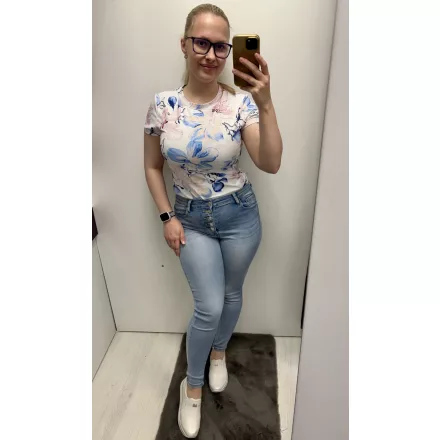 Envy farmernadrág 5 gombos elasztikus anyagú szűkszárú