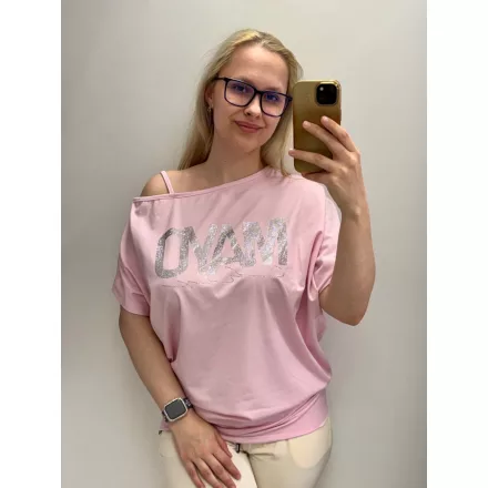 Mayo Chix Tenes tunika r.u. modal viscose/nagy csili rózsaszín