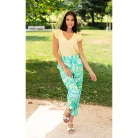 Blue Nature Zoja nadrág mint. él varr. türkiz mintás