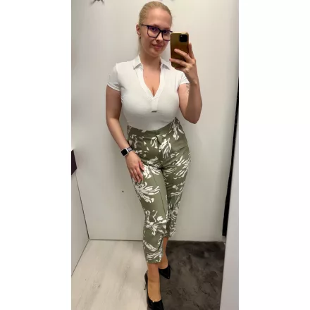 Blue Nature Zoja nadrág mint. él varr. khaki mintás
