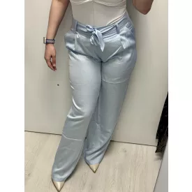 Blue Nature Bő megkötős nadrág vádzon+tencel babakék