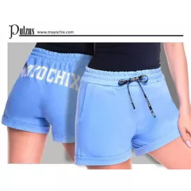 Mayo Chix Pulzus short selyem punto/hátul matrica babakék