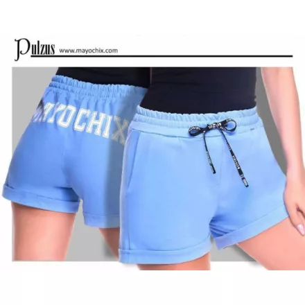 Mayo Chix Pulzus short selyem punto/hátul matrica babakék
