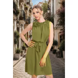 Mayo Chix Burgos ruha krepp khaki