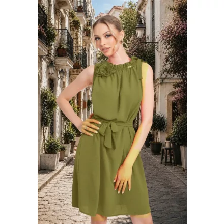Mayo Chix Burgos ruha krepp khaki
