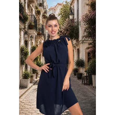 Mayo Chix Burgos ruha krepp sötétkék